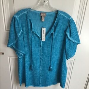 Chico’s Teal top.